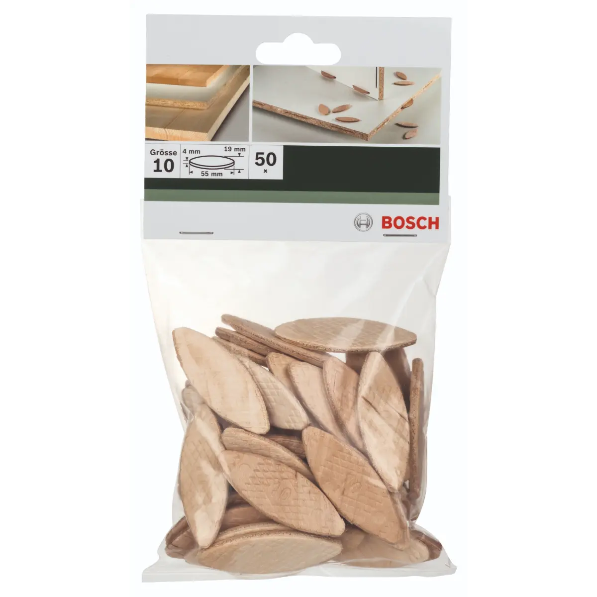 Bosch Flachdübel Länge= 55 mm