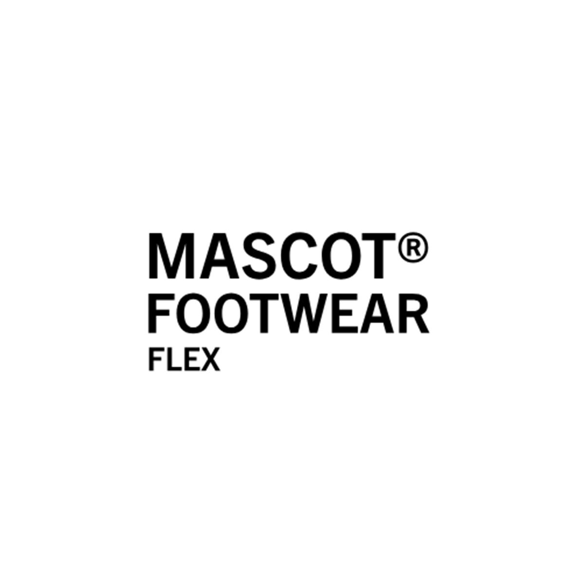Schuhwerk, Mascot, Flex, Logo, Text auf Logo