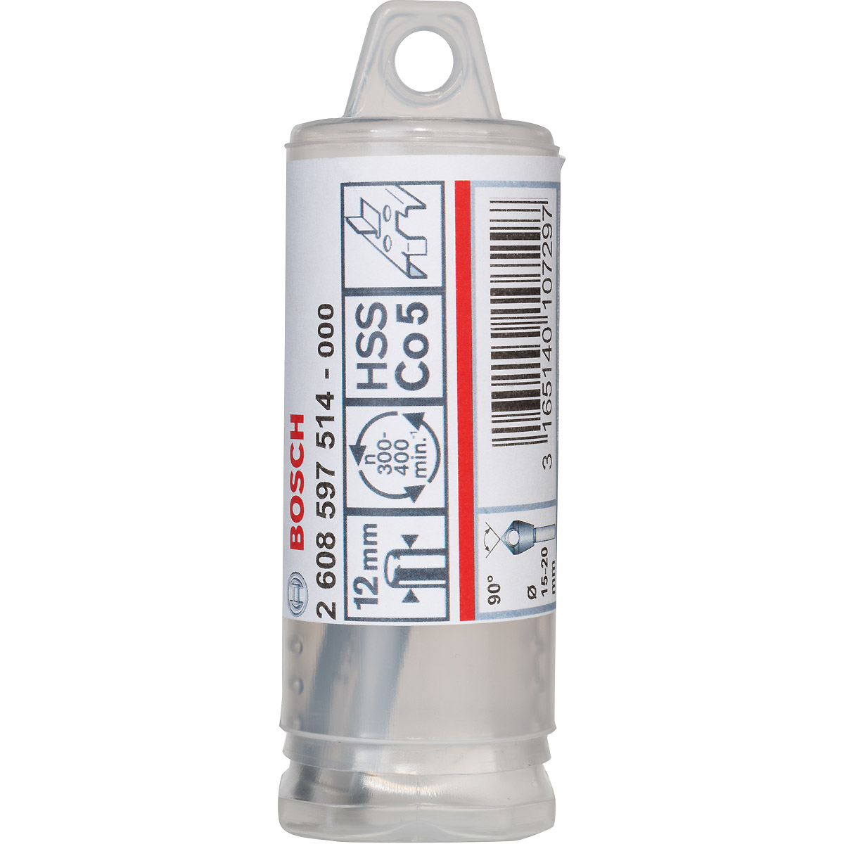 Bosch Querlochsenker HSS-E, 10 mm, 2 - 5, 45 mm, 6 mm