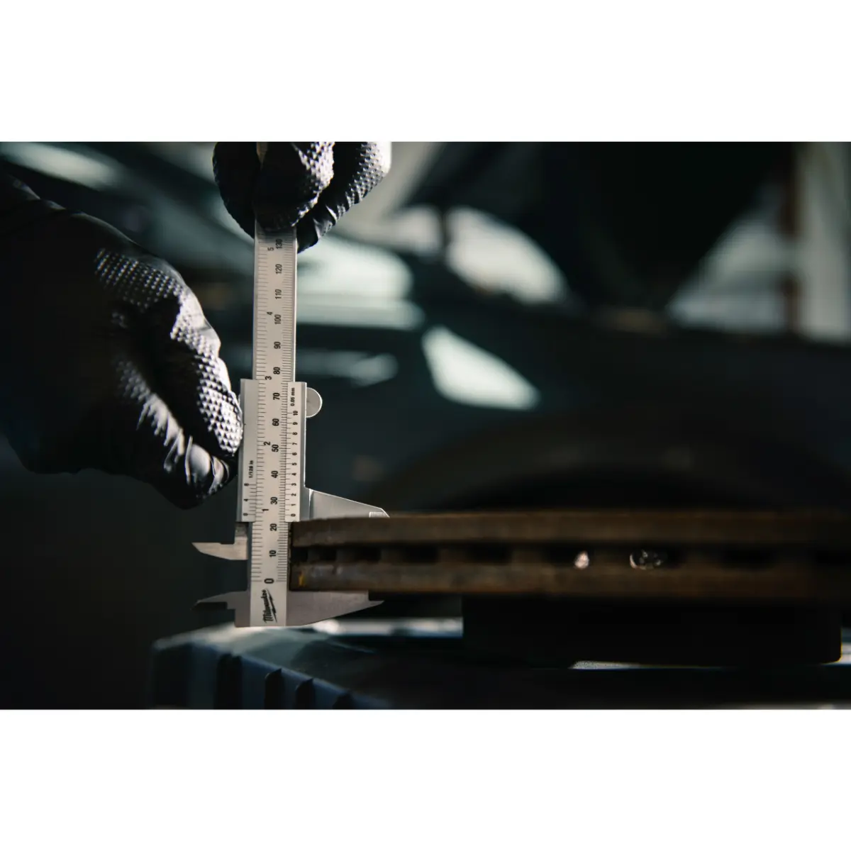 Milwaukee Taschen-Messschieber, Messbereich 0-150 mm in Aufbewahrungsbox