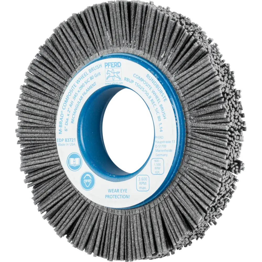 PFERD TOOLS COMPOSITE Rundbürste RBUP SIC-Filament rechteckiger Besatz
