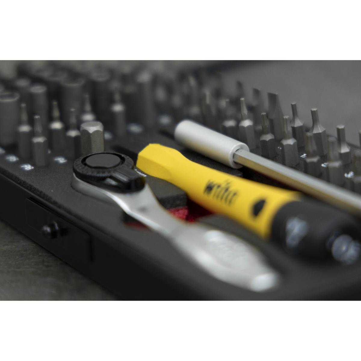 Wiha Micro-Bit Set ESD gemischt 65-teilges Set 4mm C4 in Box