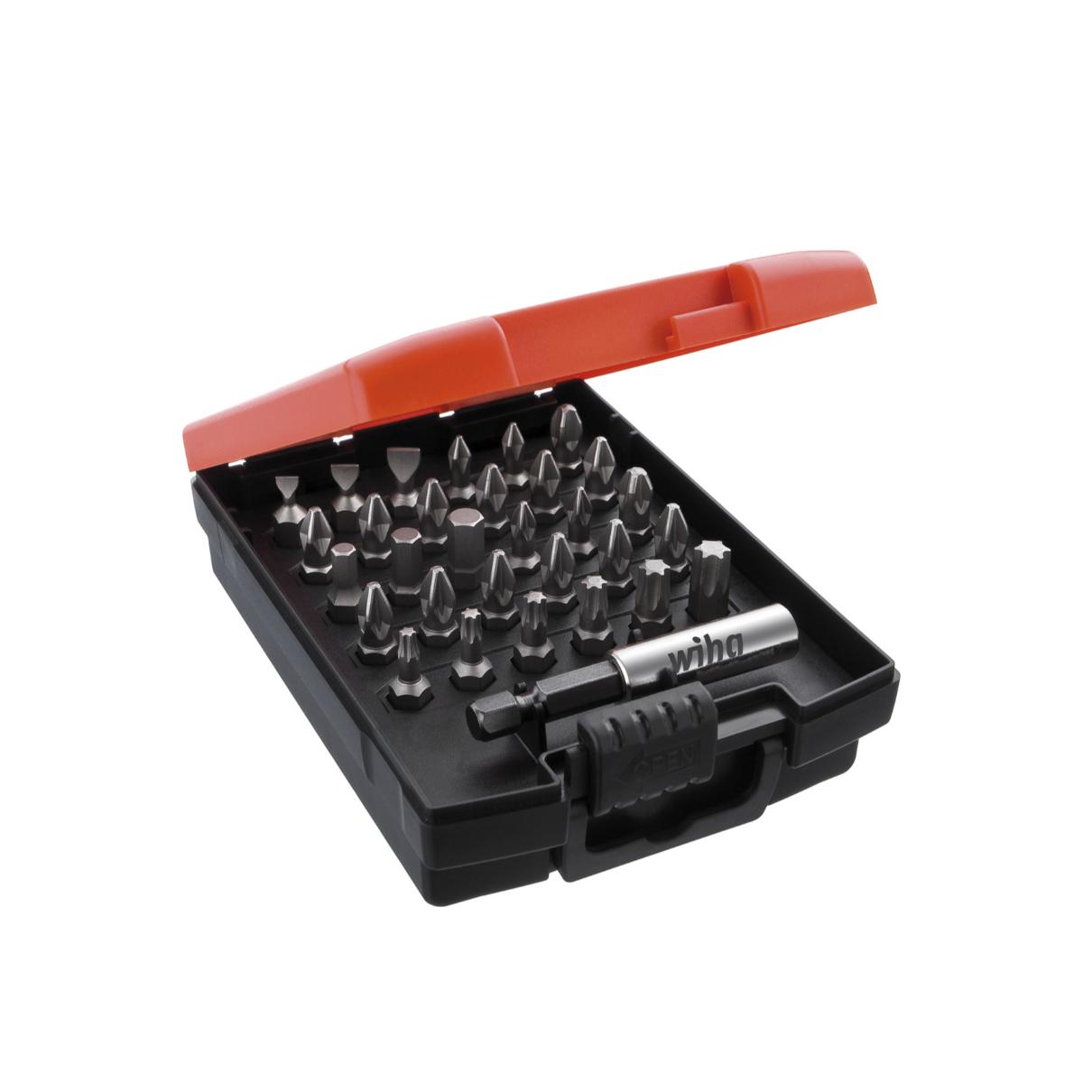 Wiha Bit Set Standard 25 mm gemischt 31-teilges Set 1/4 zoll C6,3 in Box - 10 Stück