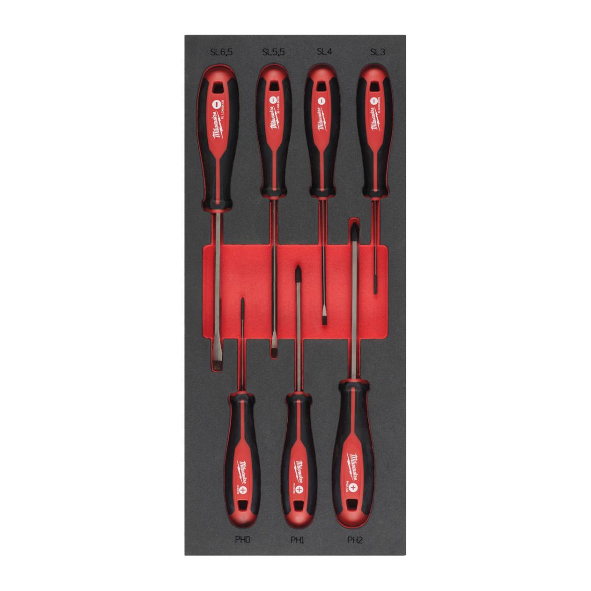 Milwaukee Tri-Lobe Schraubendreher Einlage für Werkstattwagen 78cm