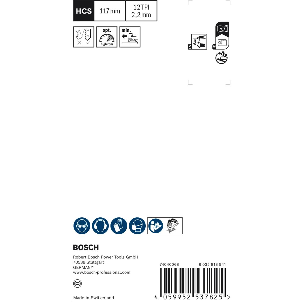 Bosch EXPERT ‘Wood 2-side clean’ T 308 BP Stichsägeblatt