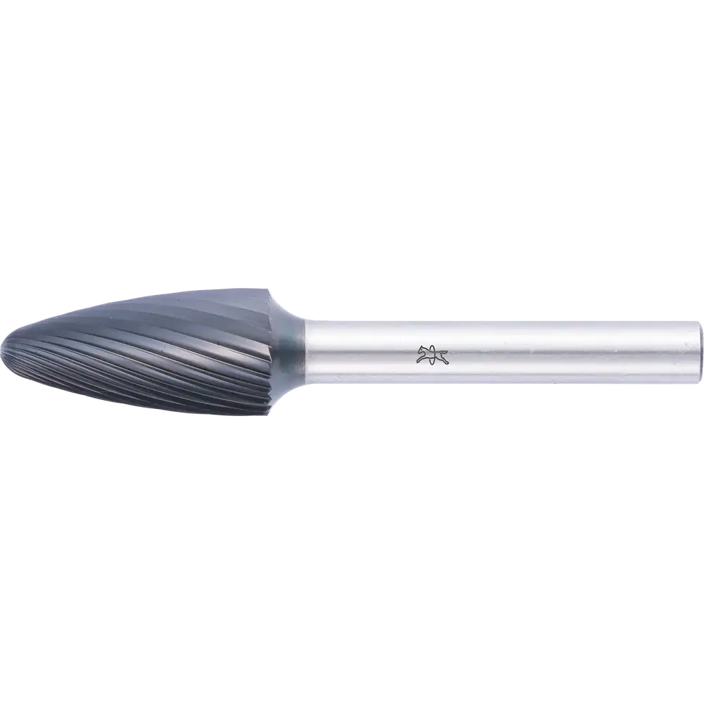 PFERD TOOLS Hartmetall Hochleistungsfrässtift Rundbogen RBF Ø 12x25mm Schaft-Ø 6mm Z3 HICOAT beschichtet universal mittel