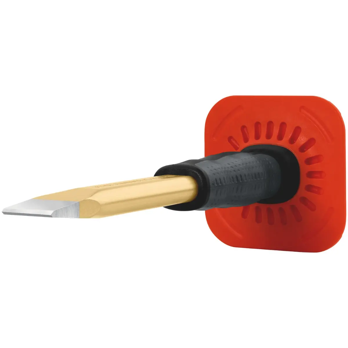 Rennsteig Flachmeißel mit Handschutz 25 x 250 mm, poliert