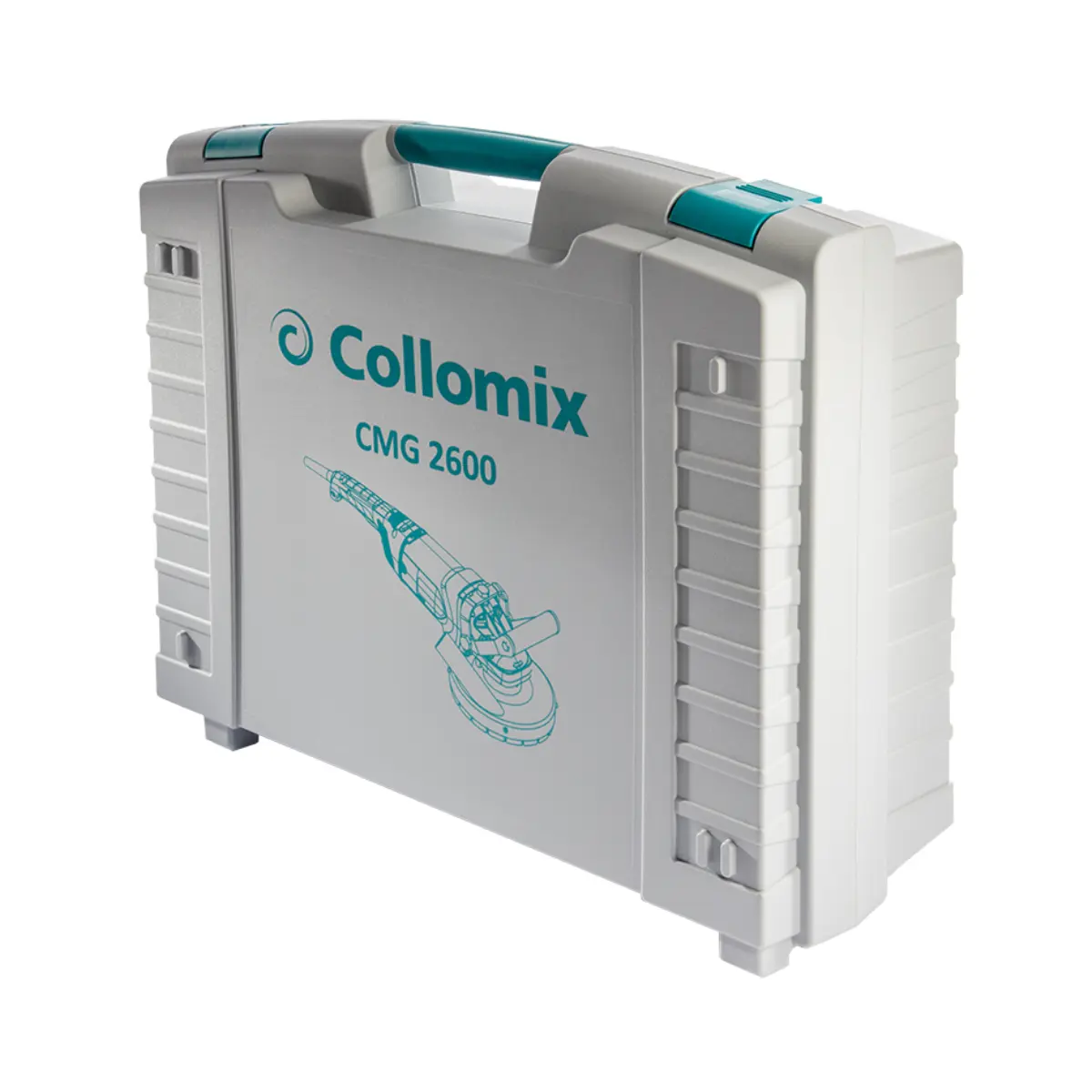 Collomix Betonschleifer CMG 2600 mit Schleiftopf BST 180 Cyclon und Koffer