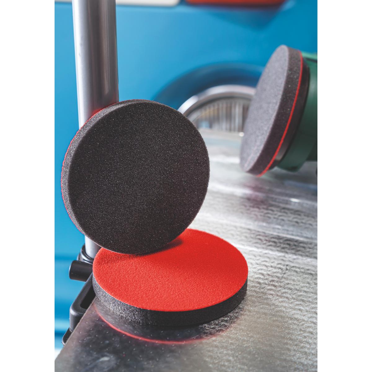 Bosch Polierschwamm für Exzenterschleifer, 150 mm Klett