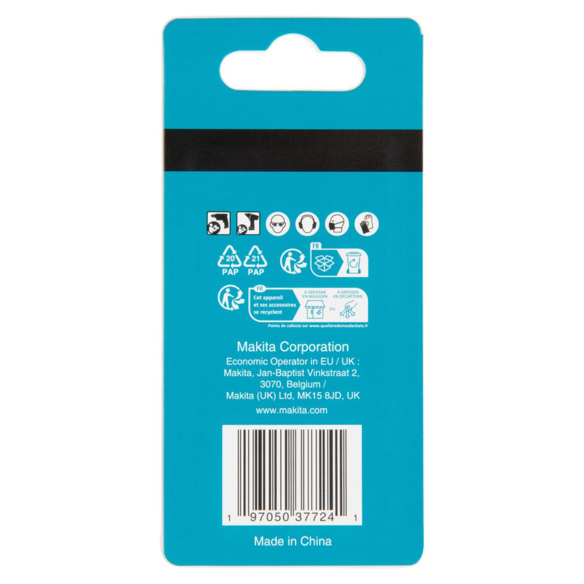 Makita Steckschlüssel 2-in-1 1/4" SW10/SW13 magnetisch Impact Black