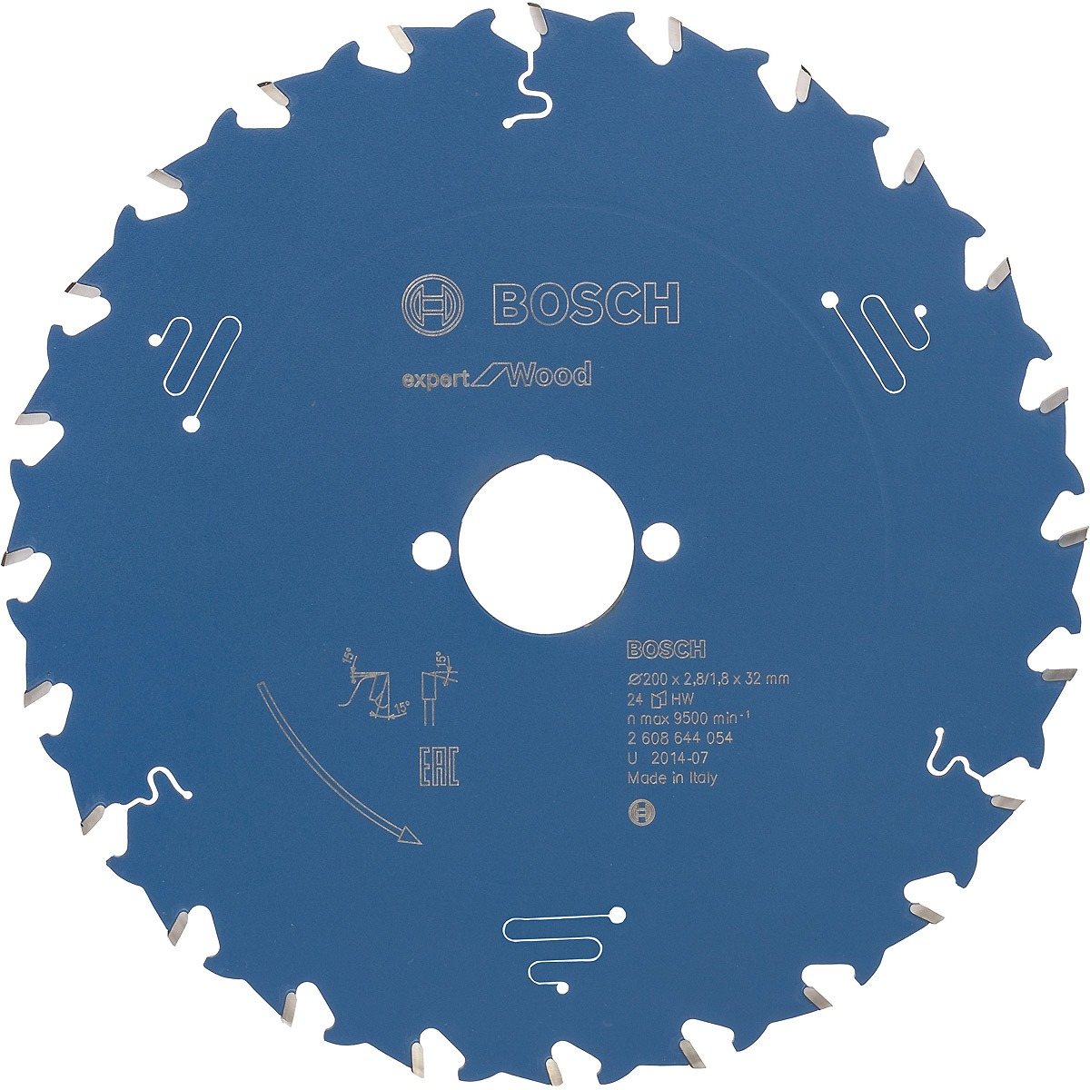 Bosch Kreissägeblatt Expert for Wood ø 200 mm