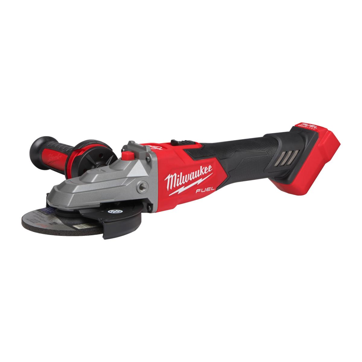 Milwaukee FUEL Akku-Flachkopf-Winkelschleifer m. Bremse M18 FSAGF125XB-0X
