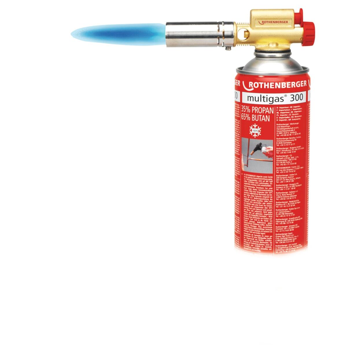 Rothenberger EASY FIRE Set mit Multigas 300, 7/16 Zoll - EU