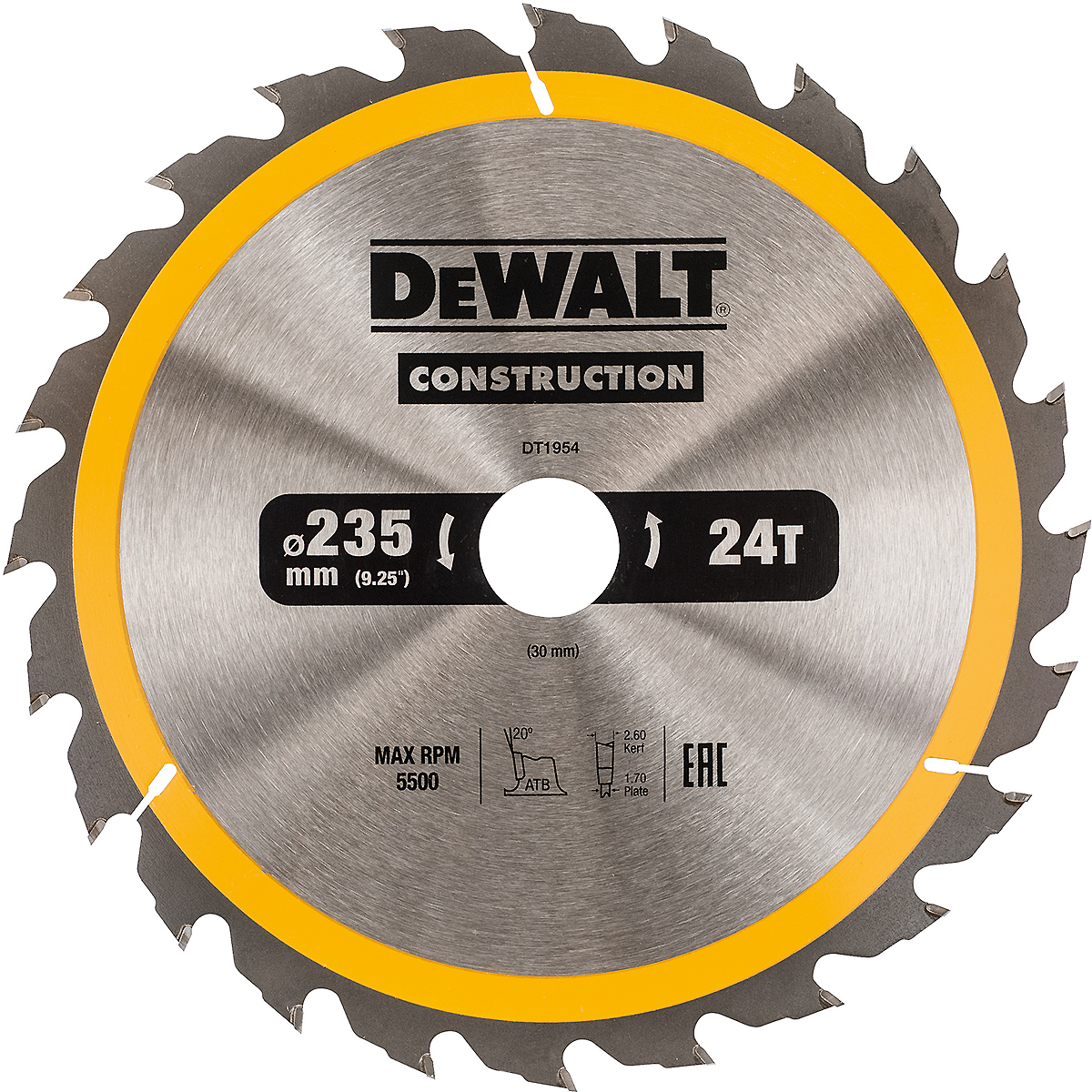 DEWALT XR EXTREME Kreissägeblatt stationär Extra schnelle Schnitte