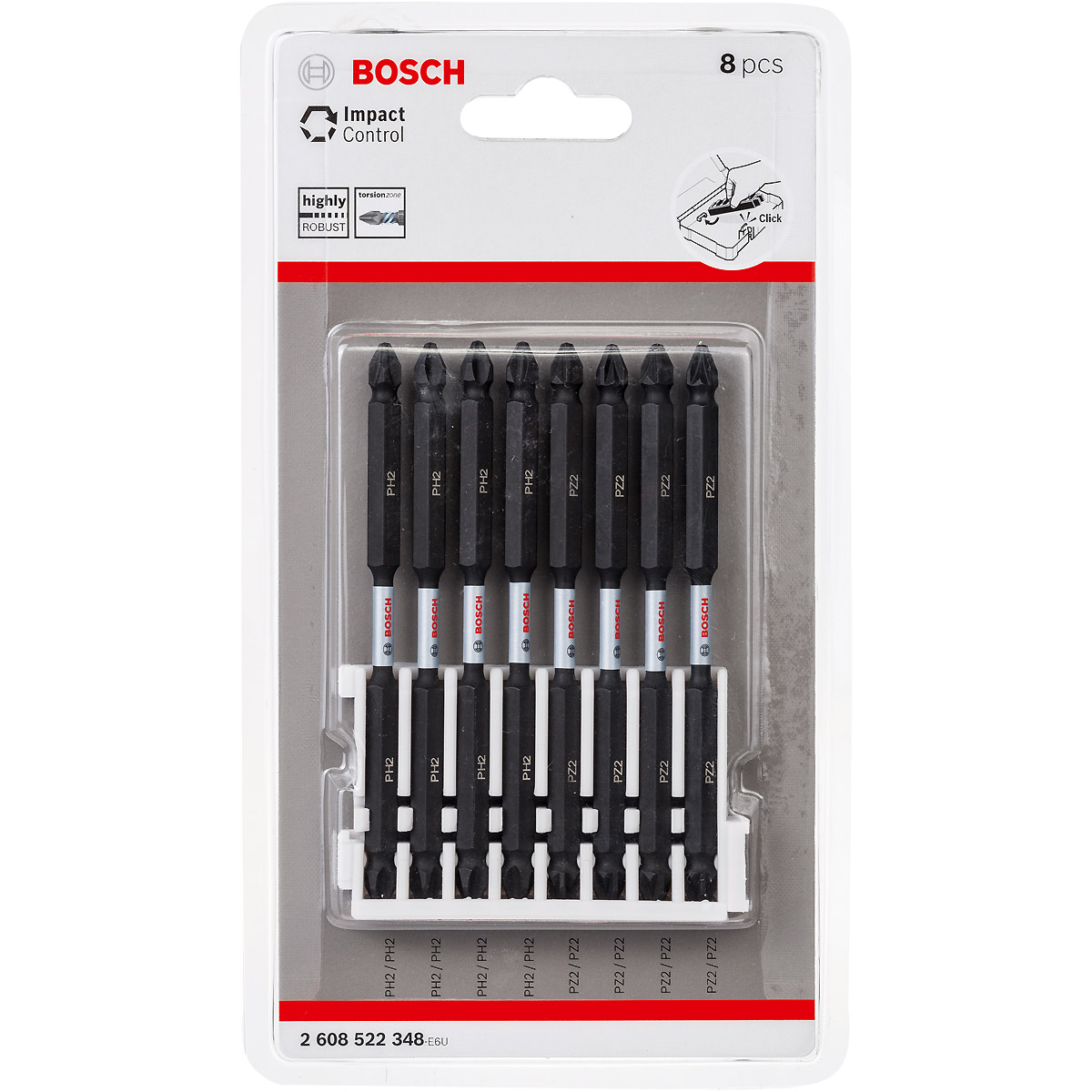 Bosch Doppelklingen Schrauberbit-Set Impact Control