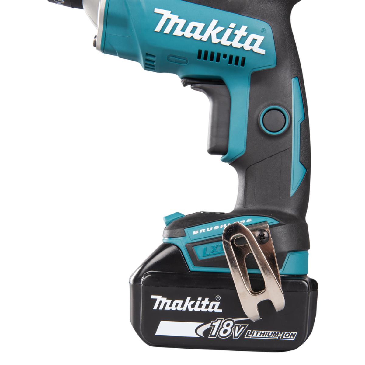 Makita Akku-Schnellbauschrauber LXT 18V mit Magazinvorsatz - DFS452TJX2