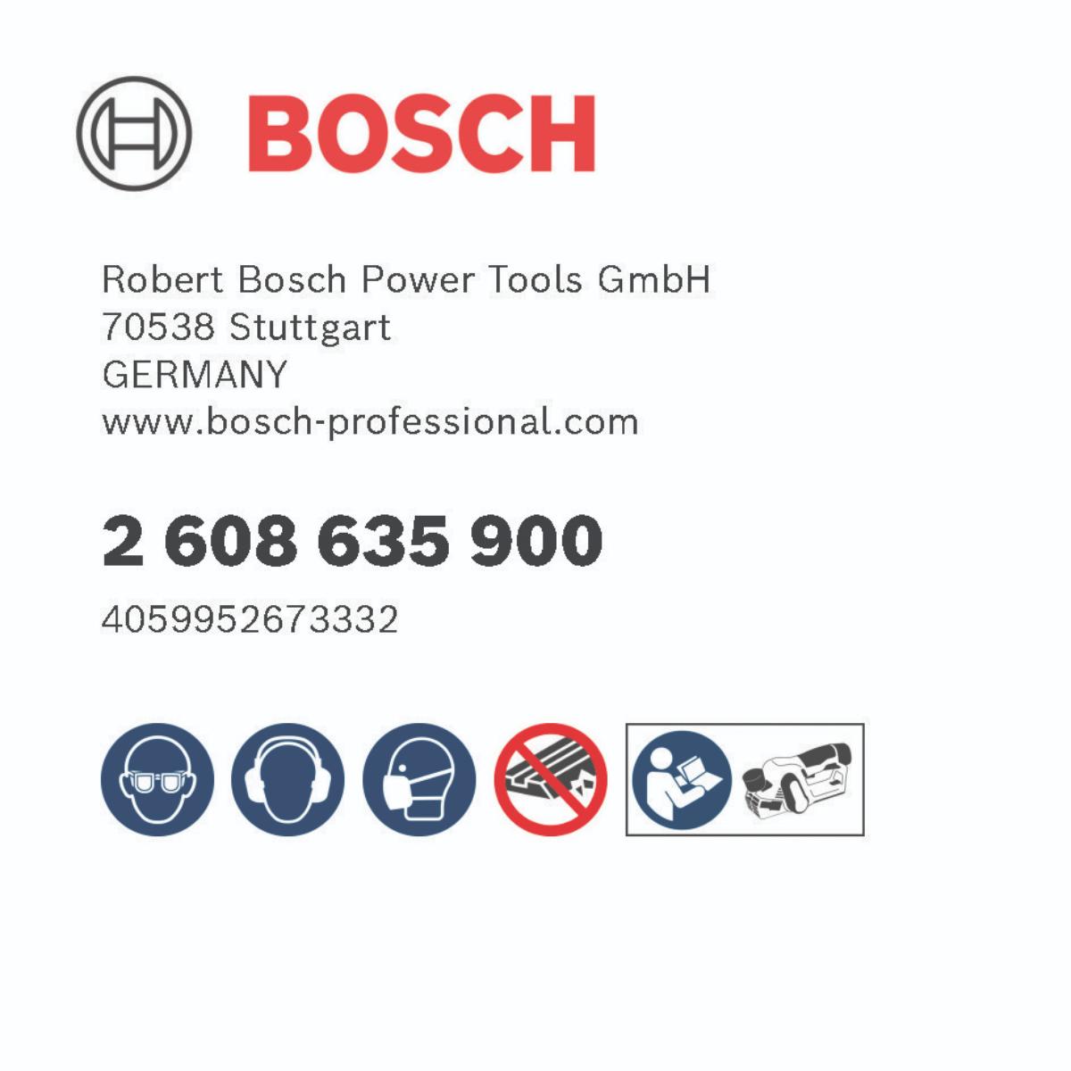 2608635900BO Bosch PRO Hobelmesser, 56 x 5,5 x 1,1 mm, 2 Stück