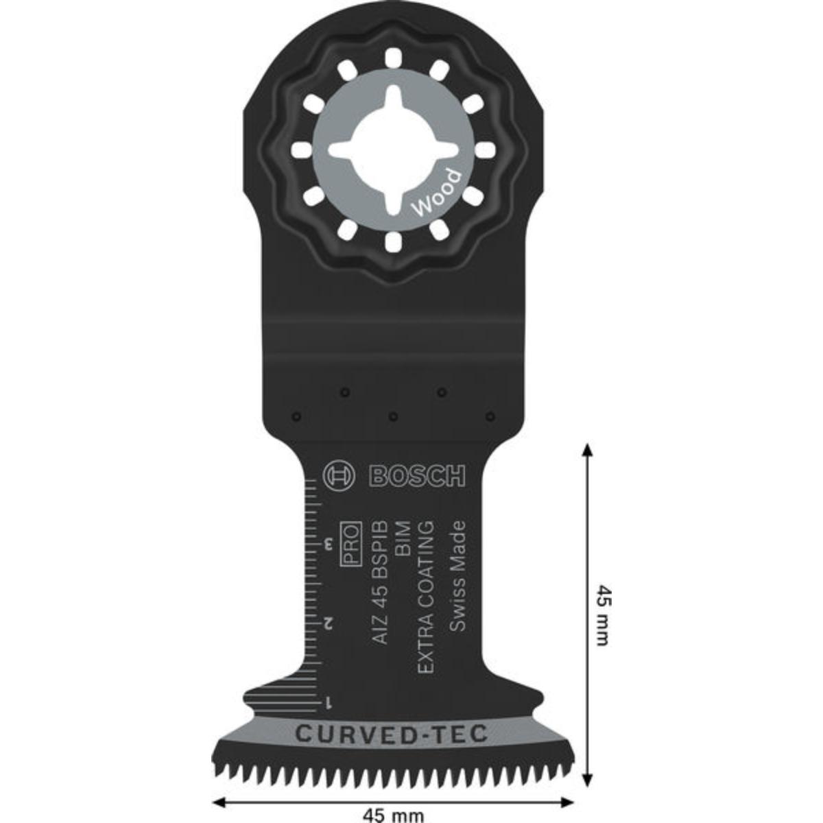 Bosch PRO AIZ 45 BSPIB Tauchsägeblatt, 45 x 45 mm