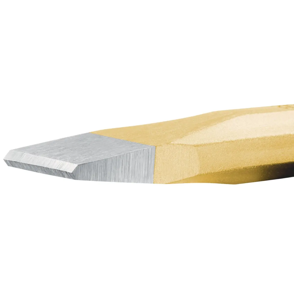 Rennsteig Fliesenmeißel flach 12 x 125 mm, 8-kant 10 mm, poliert