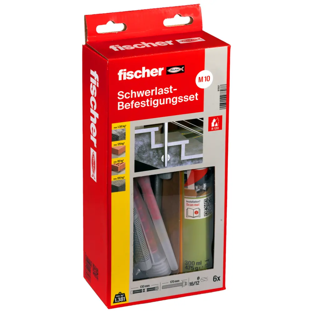 Fischer Schwerlast-Befestigungsset SBS Ankerstange M10