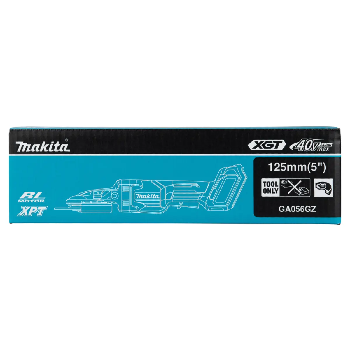 Makita Akku-Flachkopf-Winkelschleifer - GA056GZ