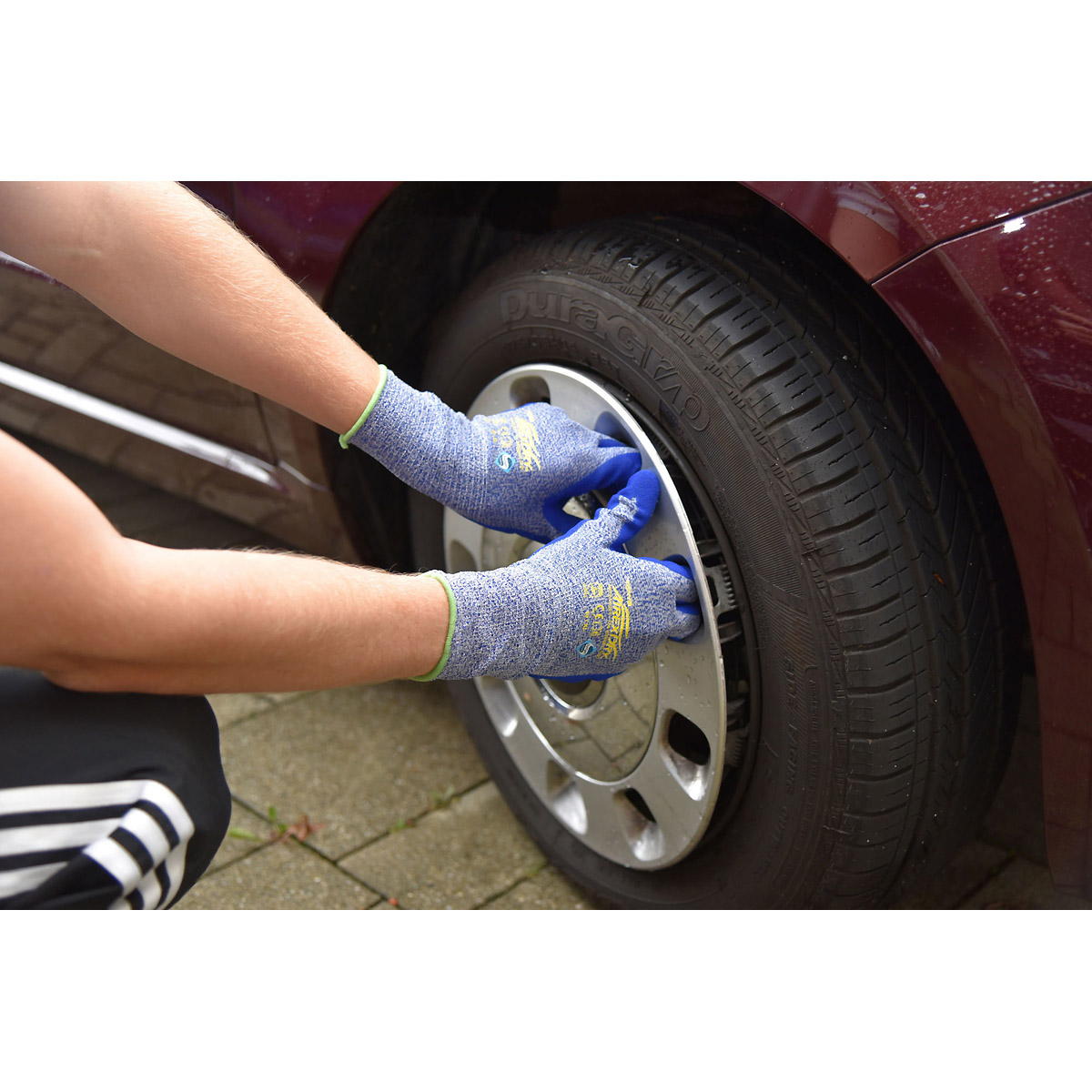 Kerbl Feinstrickhandschuh AirexDry mit Nitril