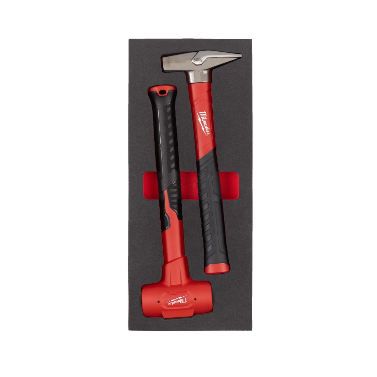 Milwaukee Fiberglas Schlosser- und Schonhammer Einlage 2-teilig