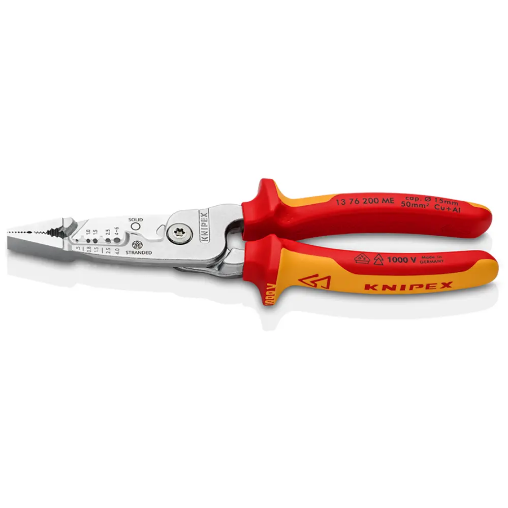 KNIPEX Multifunktions-Elektrikerzange metrisches Modell 200 mm