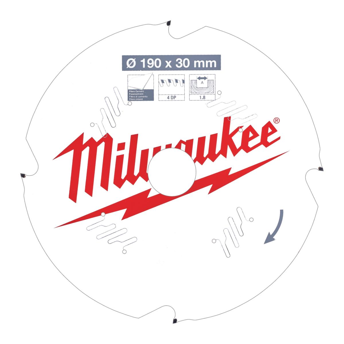 Milwaukee - CIRCULARSAWBLADE KREISSAEGEBLATT 8X4D - 4932471304