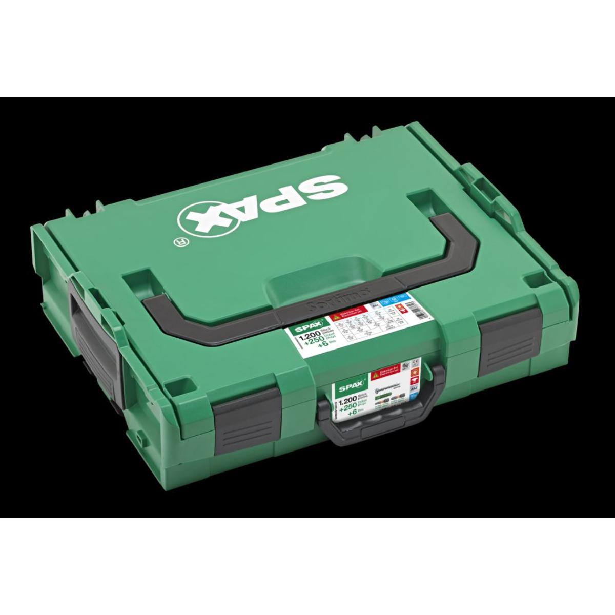 SPAX ELEKTRIKER MONTAGEKOFFER L-BOXX KUNSTSTOFF T-STAR PLUS GROSS