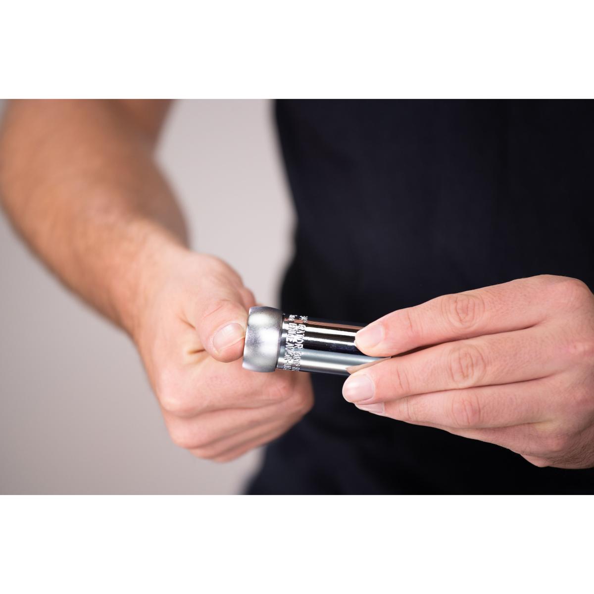 Wiha Steckschlüsseleinsatz Set Gripper mit Ratsche 3/8 zoll und Adapter für Akkuschrauber 3-teilges Set