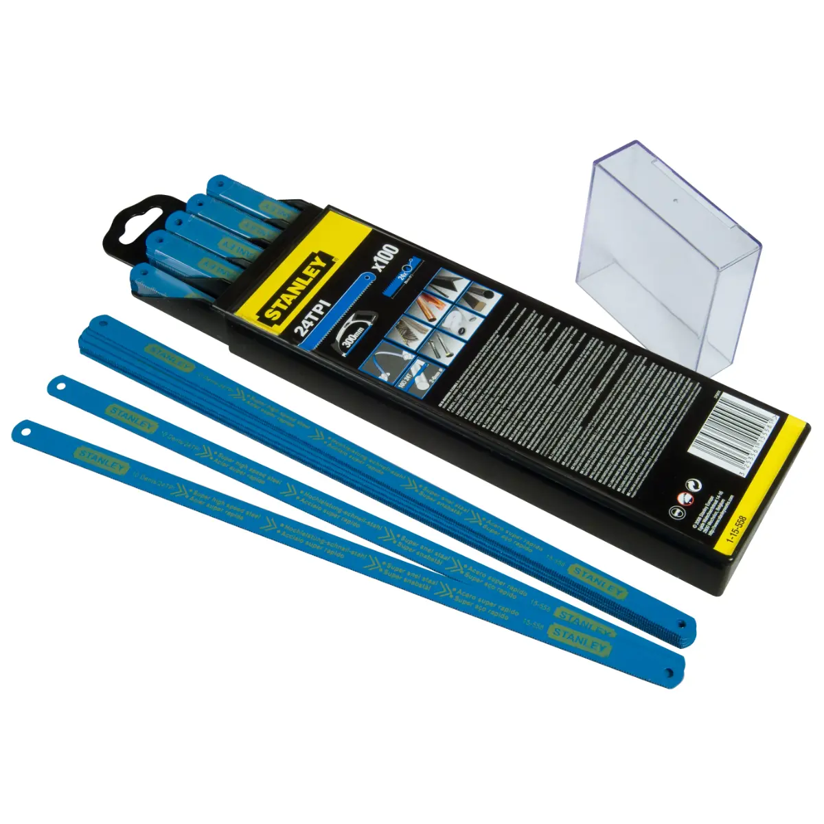 STANLEY Metallsägeblätter L. 300 mm 100er Box 32 Z. / Inch f. alle Materialien