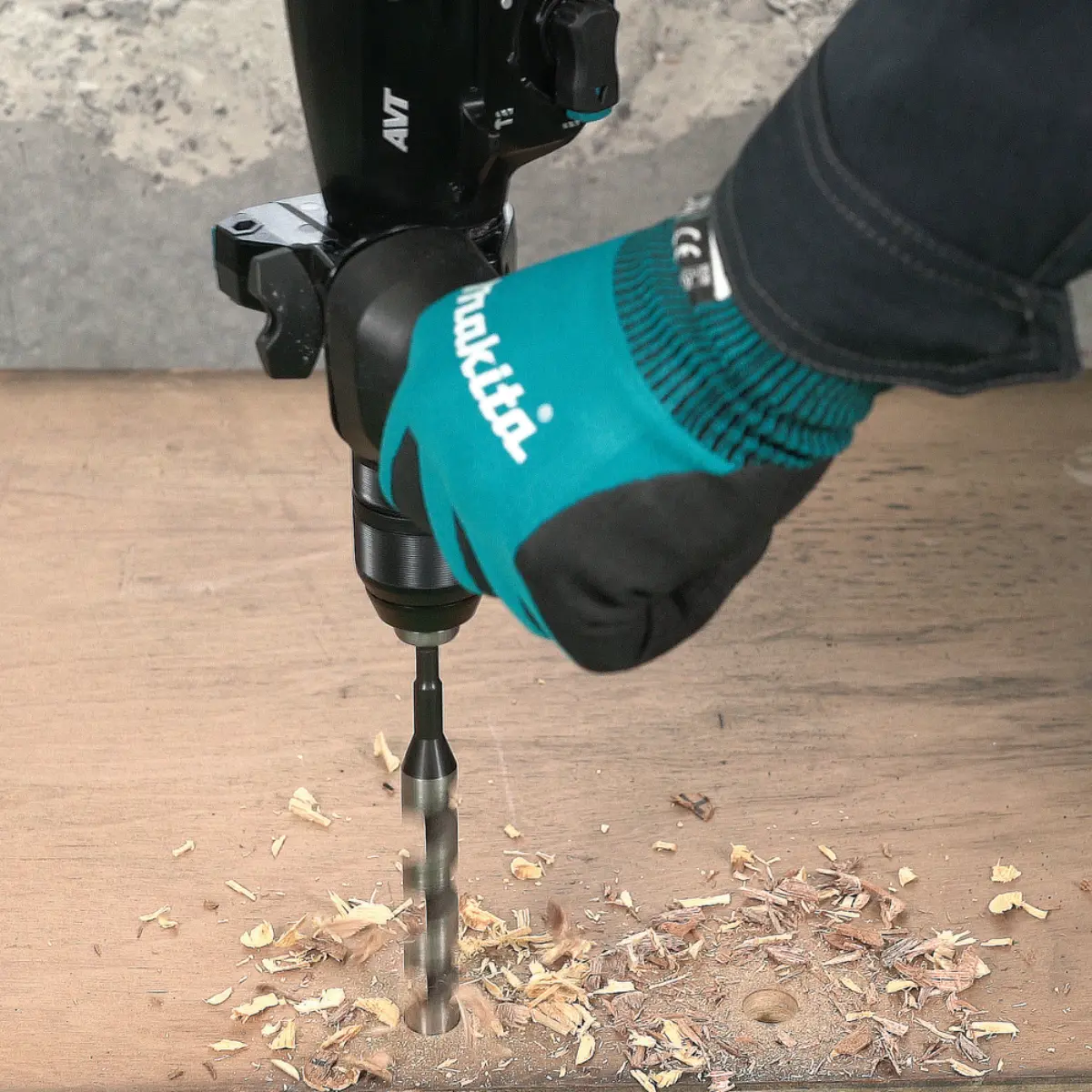 Makita Akku-Kombihammer SDS-PLUS 40V max. mit Schnellwechselfutter /4,0 Ah, 2 Akkus + Ladegerät im MAKPAC - HR012GU201