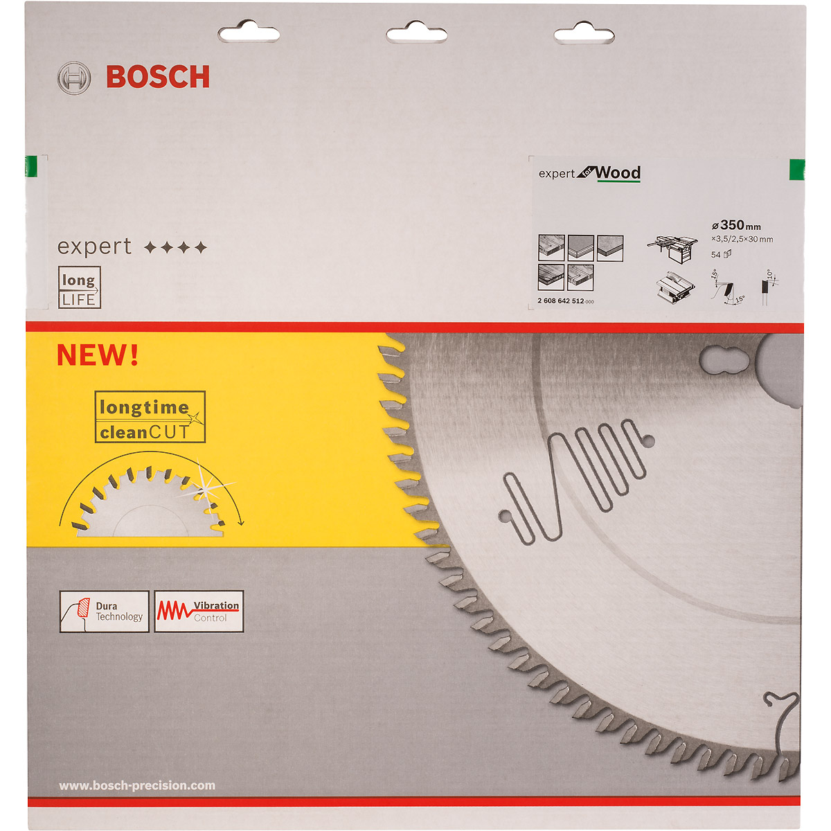 Bosch Kreissägeblatt Expert for Wood ø 350 mm