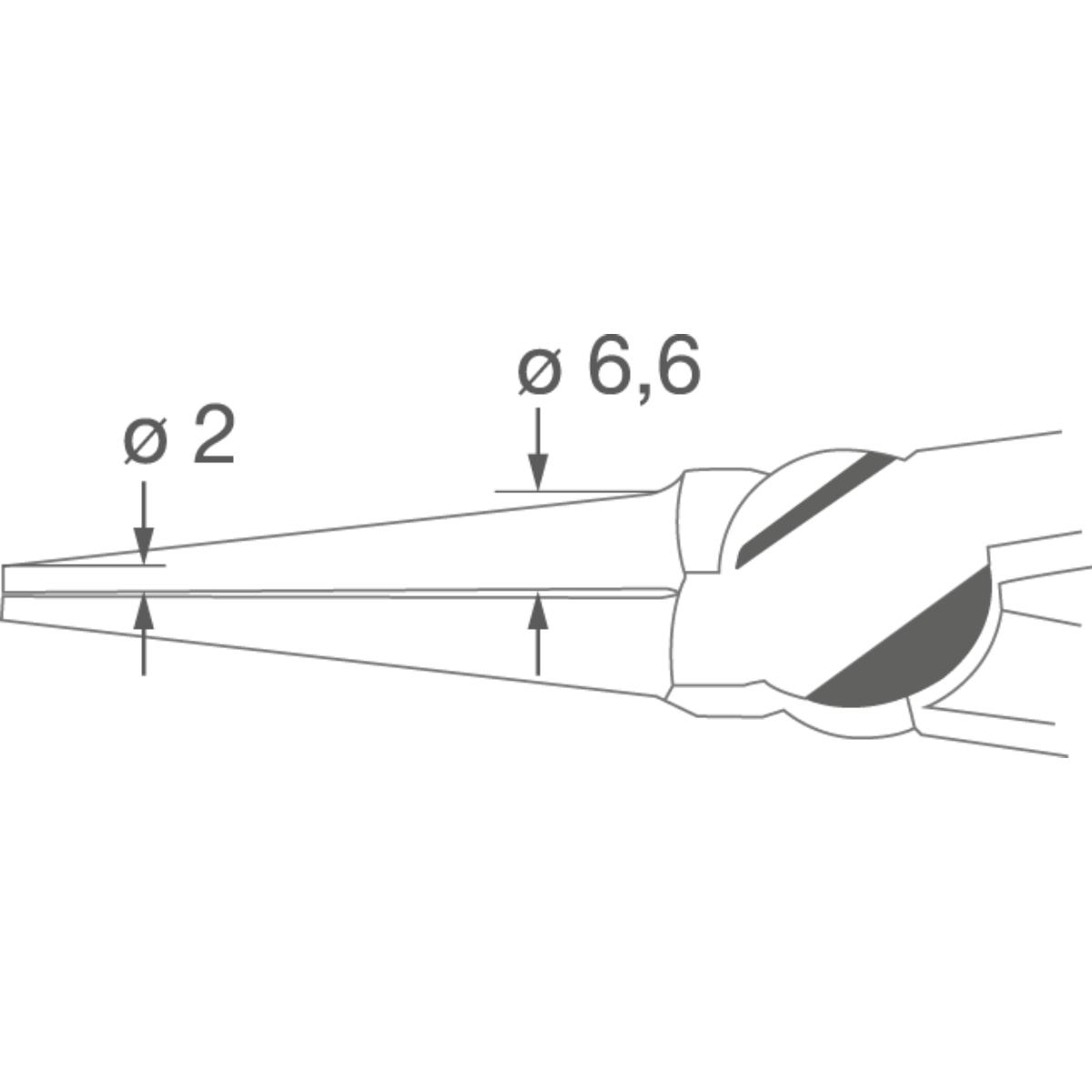Wiha Langbeck-Rundzange Professional electric