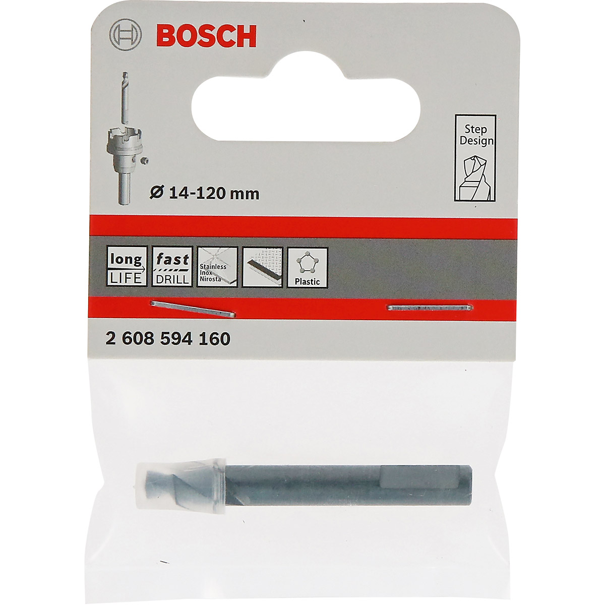 Bosch Lochsäge TCT, Zentrierbohrer