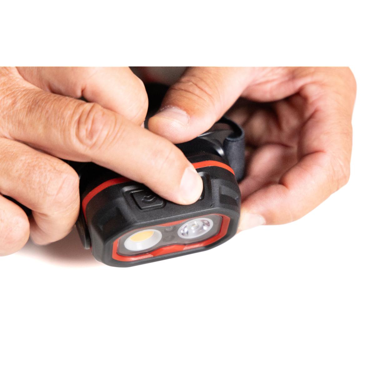 Wiha Stirnlampe 500 lm mit Bewegungssensor mit USB-C-Ladekabel