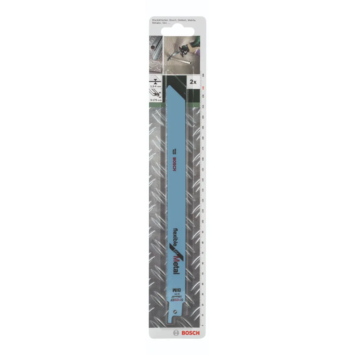 Bosch Säbelsägeblatt Bimetall, S 1122 EF Flexible for Metal
