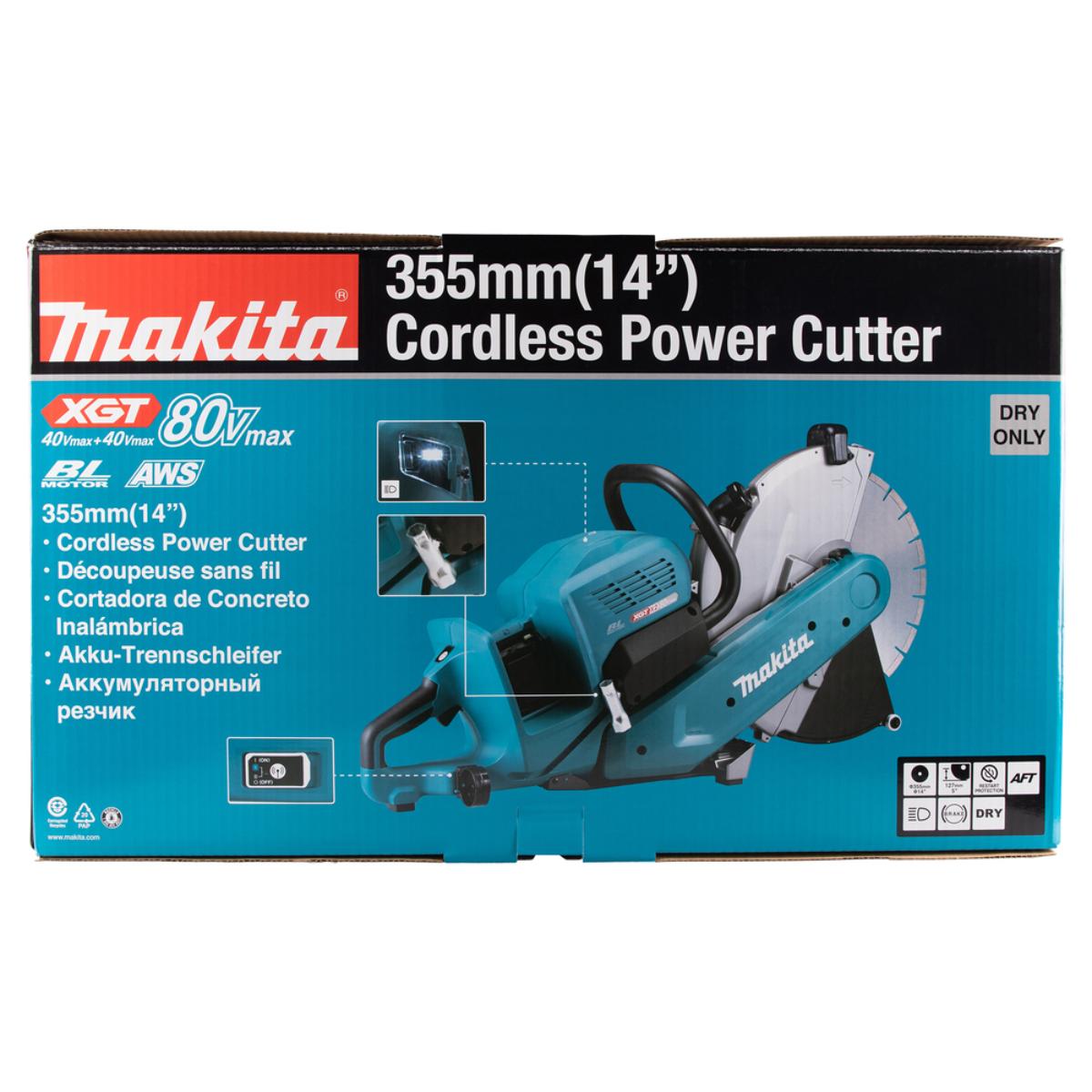 Makita Akku-Trennschleifer XGT - 2x40V max. - 355 mm - 127 mm - CE002GZ01