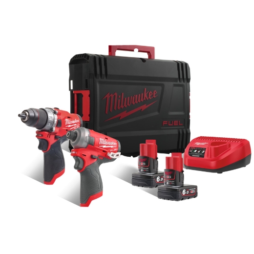 Milwaukee M12 Set M12 FPP2AQ-602X