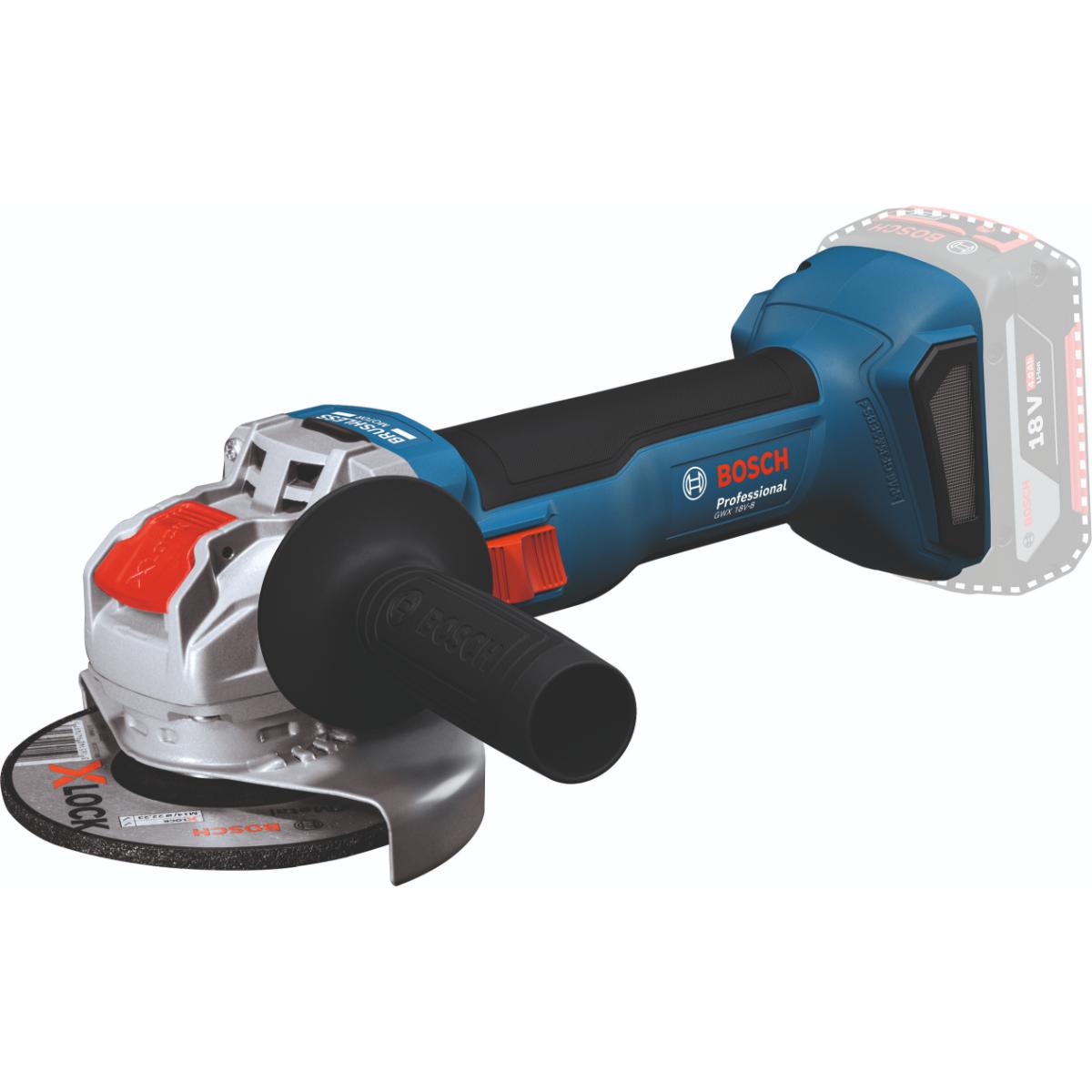 Bosch Akku Winkelschleifer mit X-LOCK GWX 18V-8 Bosch Akku Winkelschleifer mit X-LOCK GWX 18V-8