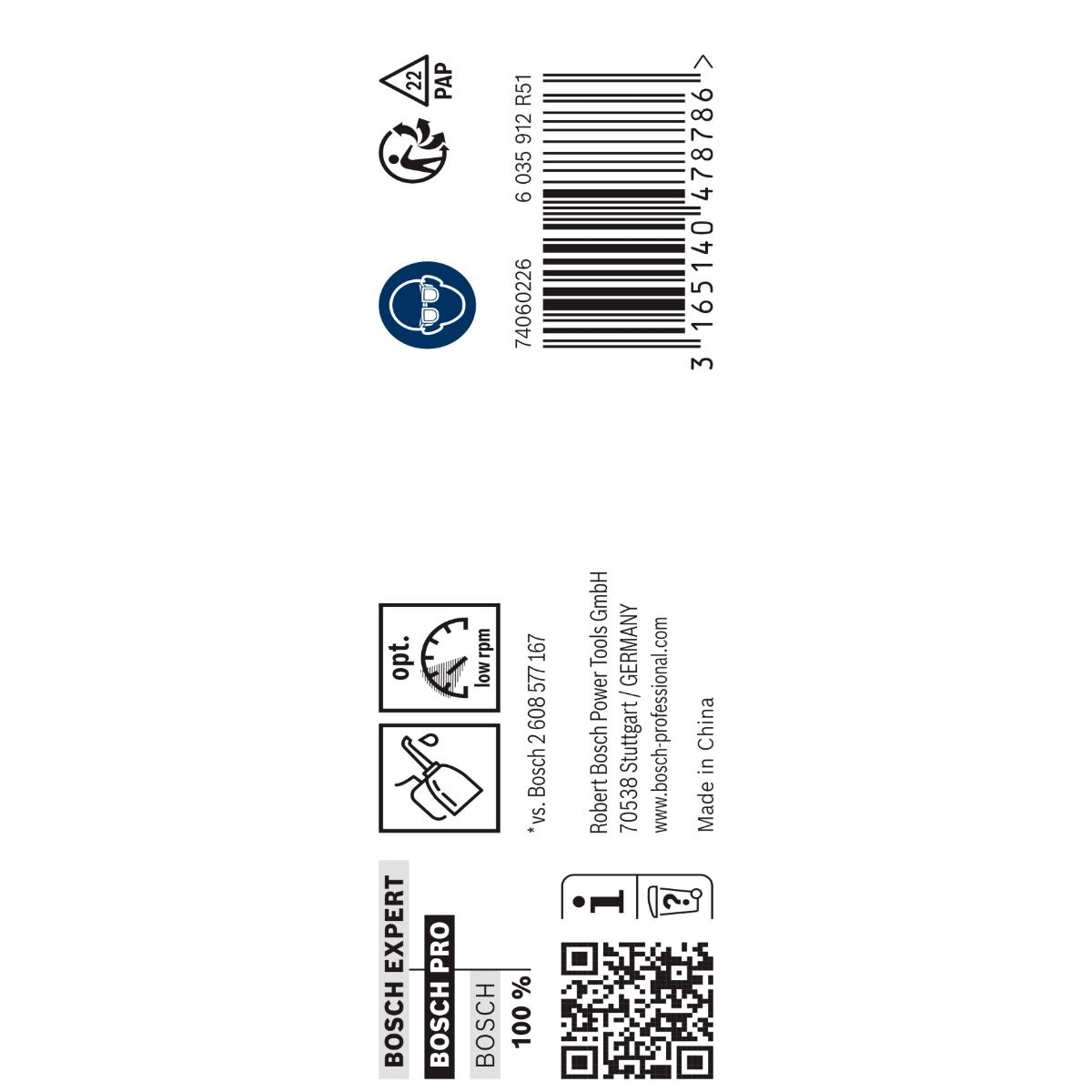 Bosch PRO Metallbohrer HSS-G, DIN 338 mit reduziertem Schaft, 14 x 108 x 160 mm, 4er-Pack