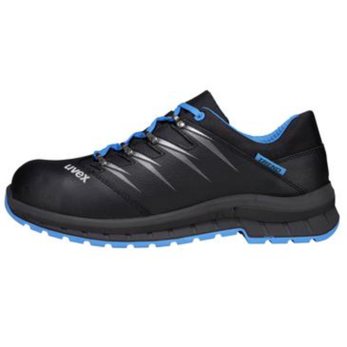 uvex 2 trend Sicherheitsschuh S2 Halbschuh blau-schwarz