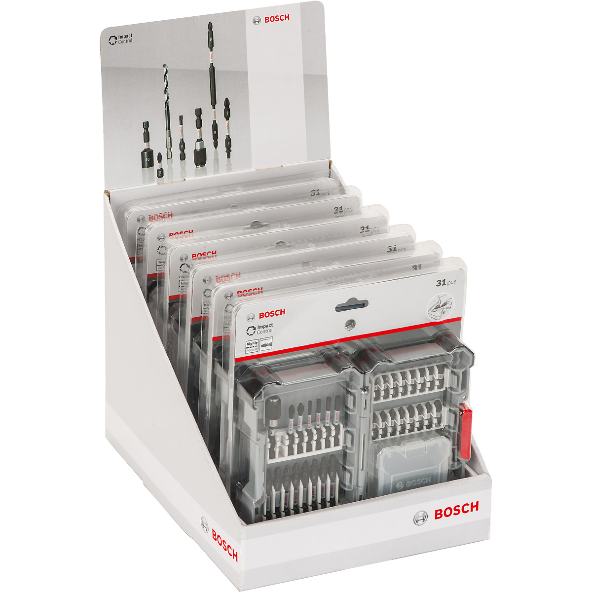 Bosch Doppelklingen Schrauberbit-Set Impact Control, 31-teilig