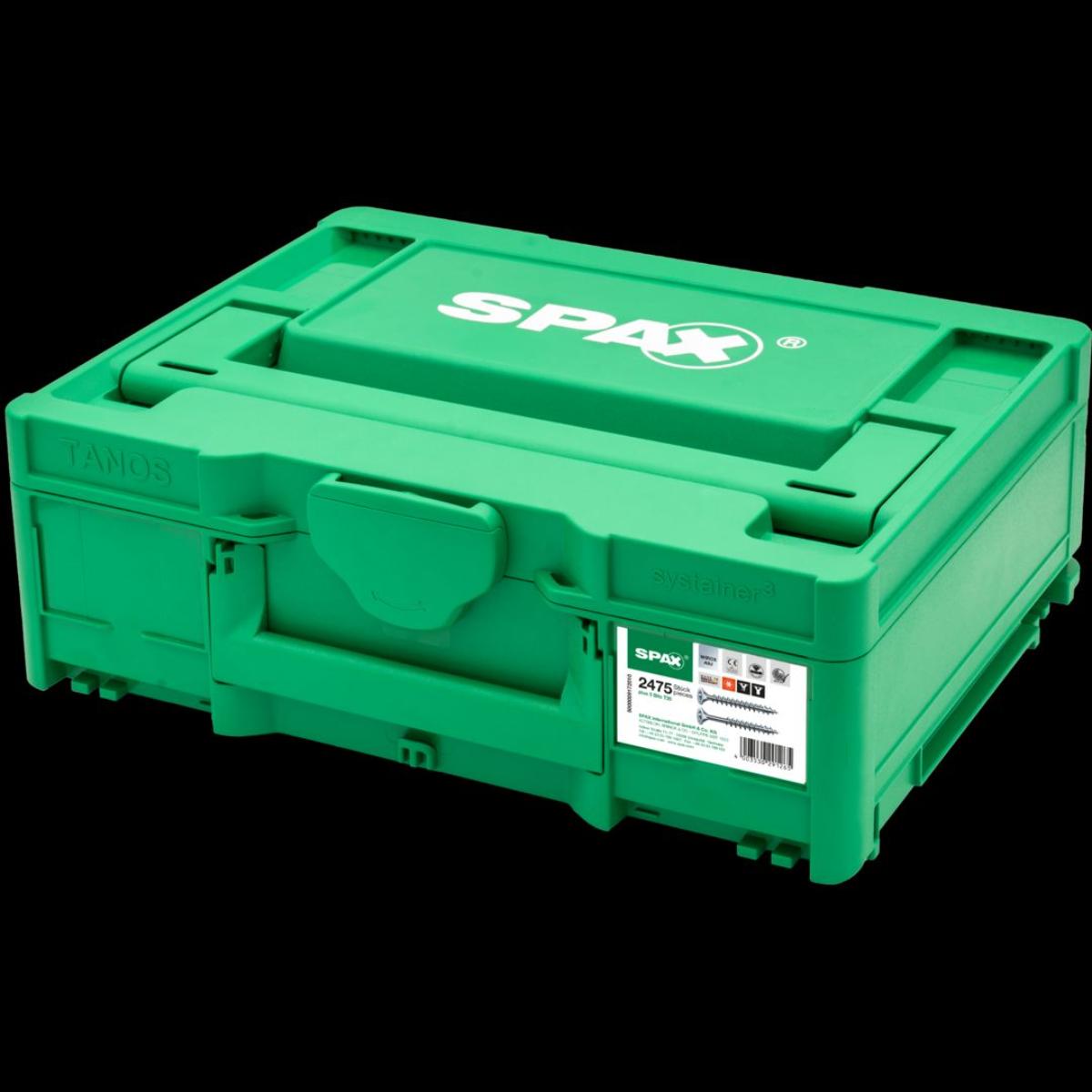 SPAX Box systainer 3 T-Loc SENKMULTIKOPF T-STAR PLUS WIROX 2530ST/5Bit