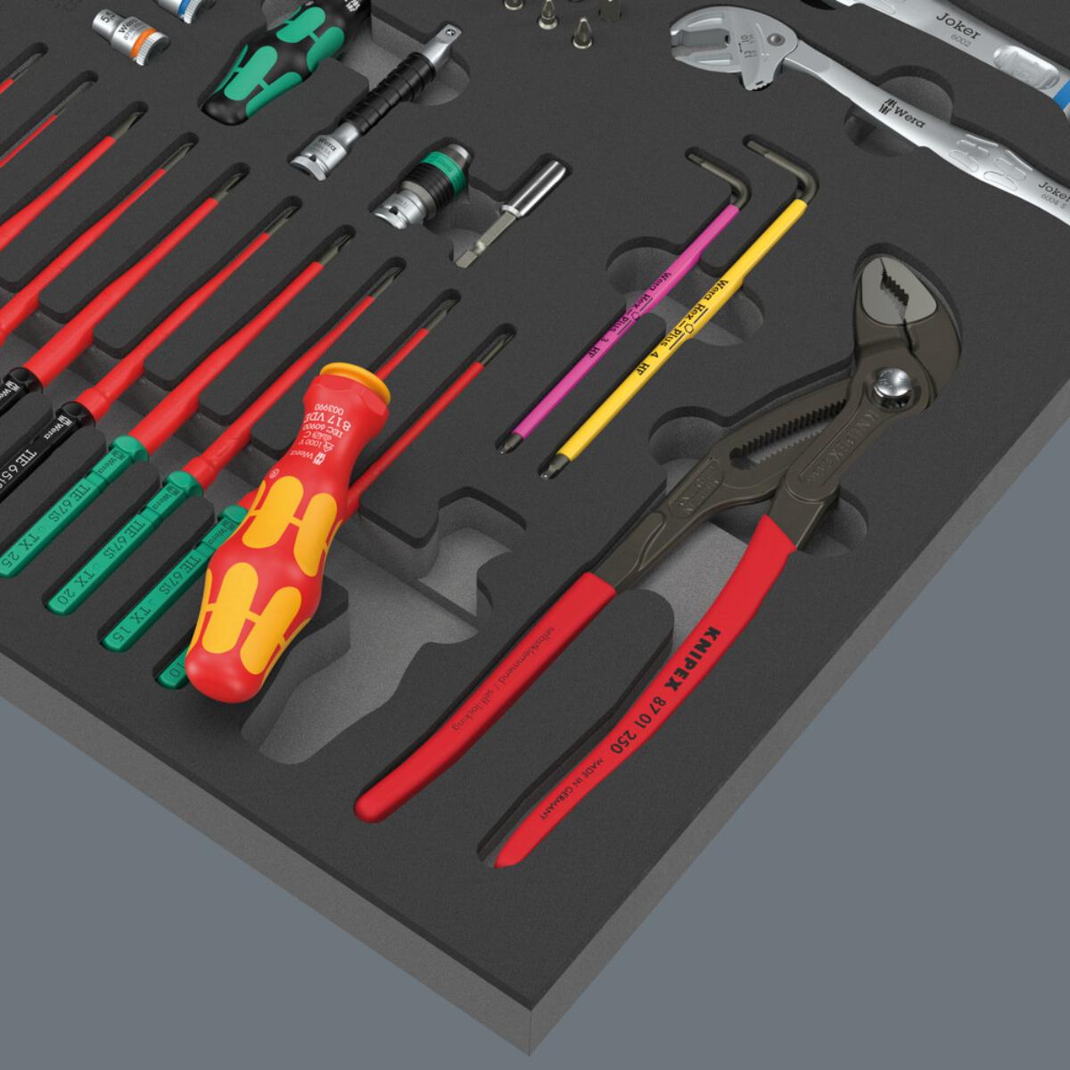 Wera 9753 Schaumstoffeinlage Kraftform Kompakt Wartung Set 1