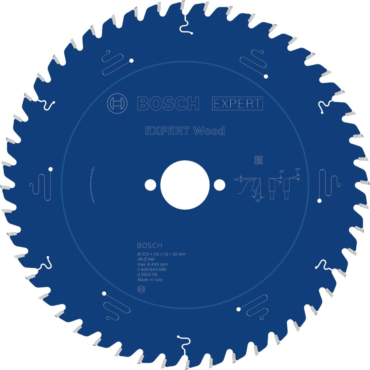 Bosch Kreissägeblatt Expert for Wood ø 225 mm