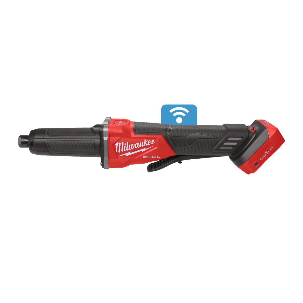 Milwaukee ONE KEY Akku-Geradschleifer mit Padelschalter und Drehzahlelektronik M18FDGROVPDB-0X