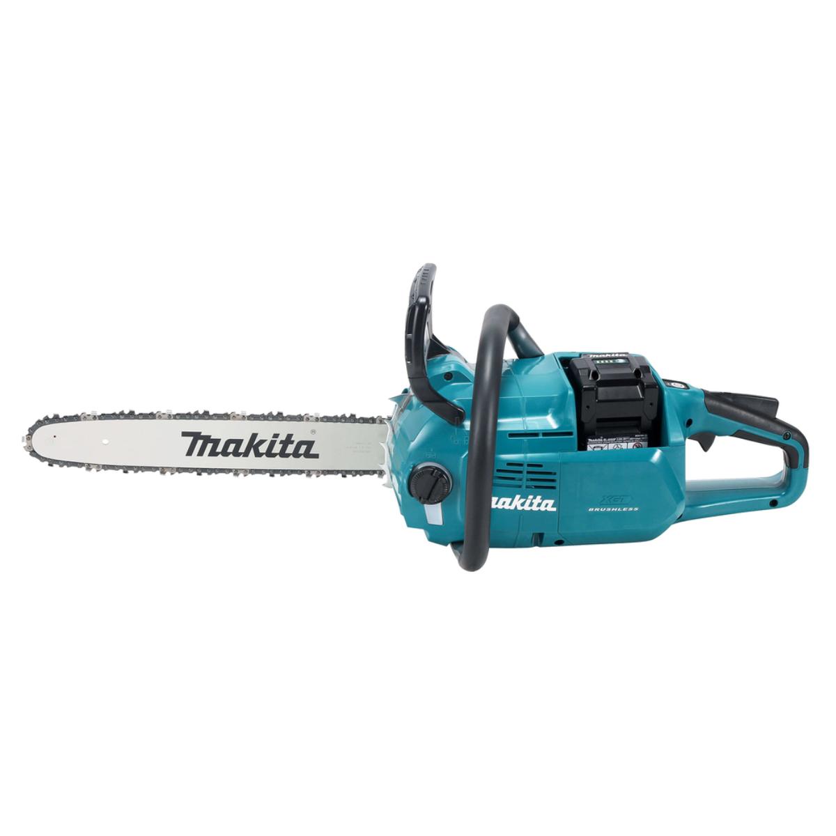 Makita Akku-Kettensäge XGT 40V max. 40cm Schwert mit 1x 5,0 Ah Akku + Ladegerät inkl. LEATHERMAN® Multi-Tool Wave®+ - UC012GT103