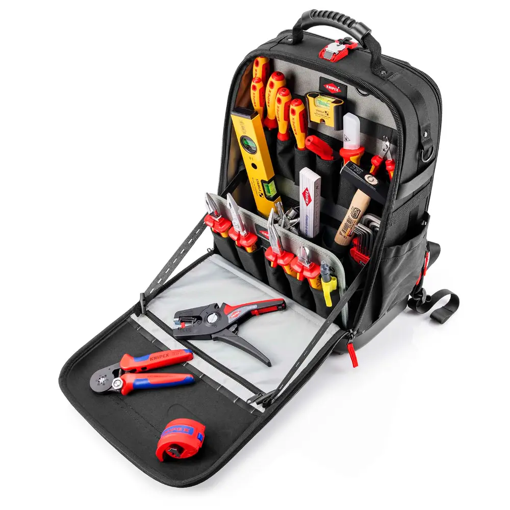 KNIPEX Werkzeugrucksack Modular X18 Elektro 22-teilig 530 mm